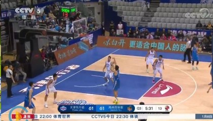  天津先行者三分命中率超四成轻取青岛